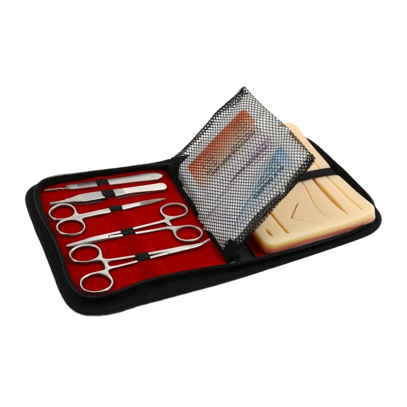 Complete medical student suture training suture kit for suture practice