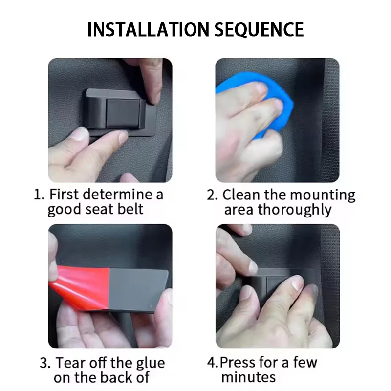 NewCar حزام الأمان السحابة استقرار الملحقات الداخلية لتويوتا TRD فورتشنر هايلاندر مارك-X ميراي هليكس بيكانتو سوبر #6