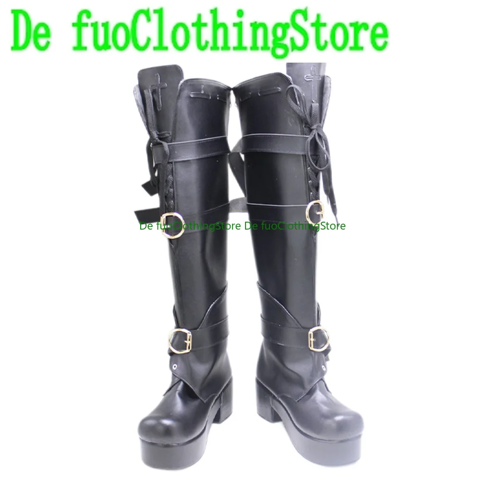 

Azur Lane IJN Ayanami Cosplay Shoes Boots Game Anime Halloween Christmas DefuoClothing Shoes Store