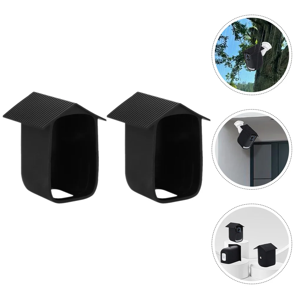 

2Pcs Waterproof Camera Cover Outdoor Security Protector Rain Sun Dirt Protection Durable Case Security Camera Protector