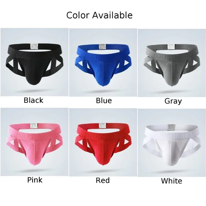 New Men Sexy Low Rise Panties G-strings Thong Jock Strap Underwear Briefs Convex Pouch Underpants 2023 Gays Clothes Lingerie