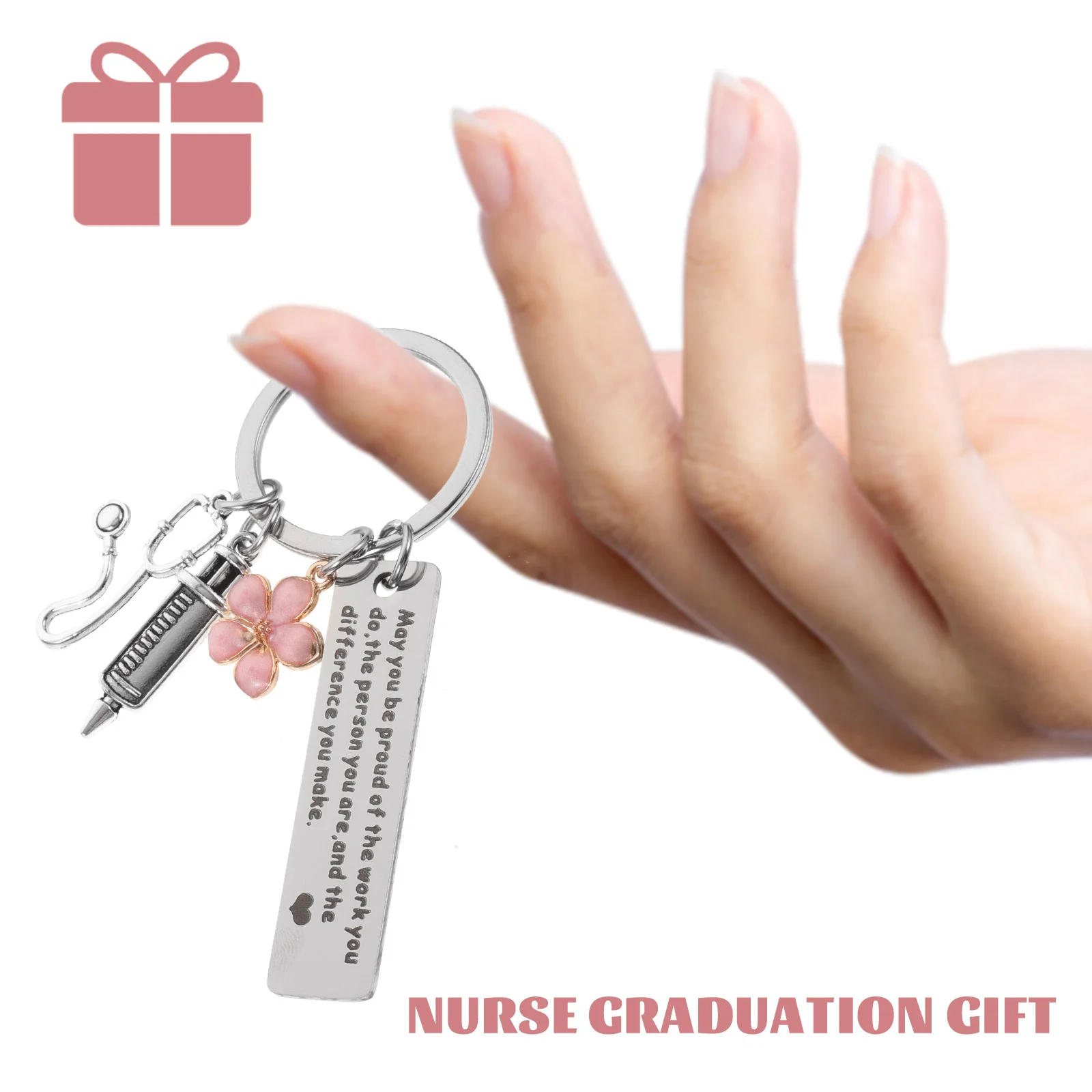 

Backpack Keychain Nurse Gift Accessories for Work Accessory Charm Keychains Women