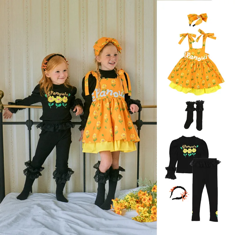 

Kid Dress Spring/Autumn Baby Girls Clothes Set Children Fashion Long Sleeve +Pant 2Pcs Toddler Suit Casual Costume Infant