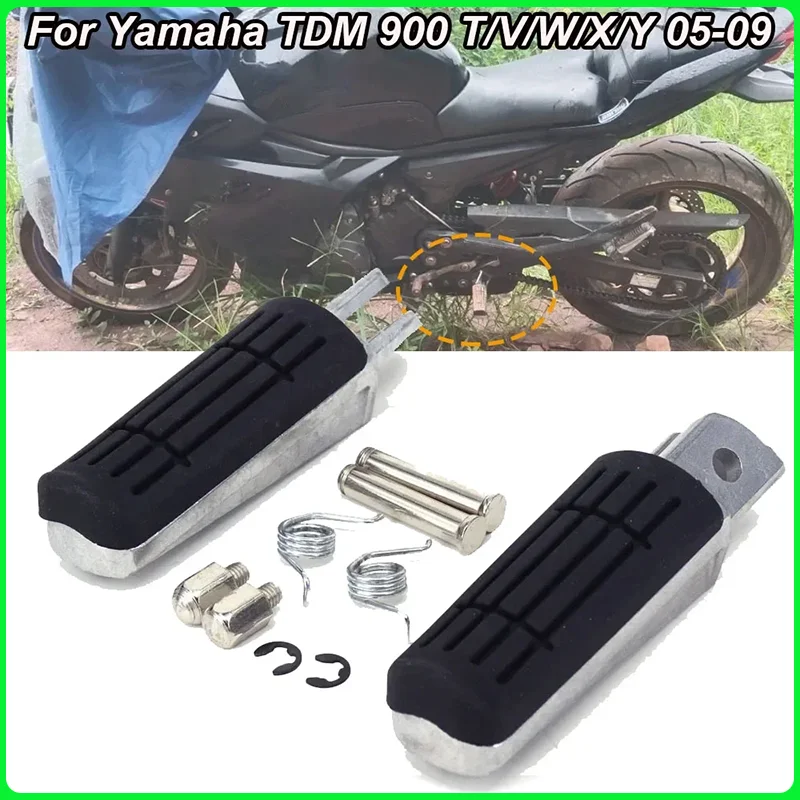 Reposapiés reposapiés Pedal delantero Pedal trasero para Yamaha YZF 1000 FJR1300 FZ1 FZ6 FZ6R FZR600 FZS600 XJ600 TDM 900 MT03