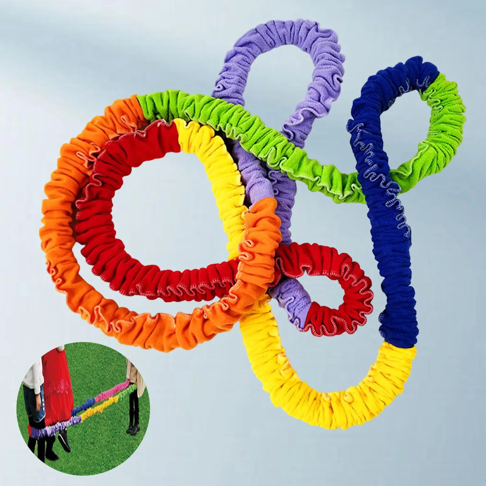 Elastic Cooperative Stretchy Band 10M for School Outdoor Activities Kids