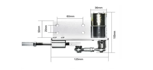 

High Torque DC Linear Actuator (12V/24V) | Reciprocating 10mm Stroke for Mechanical Projects