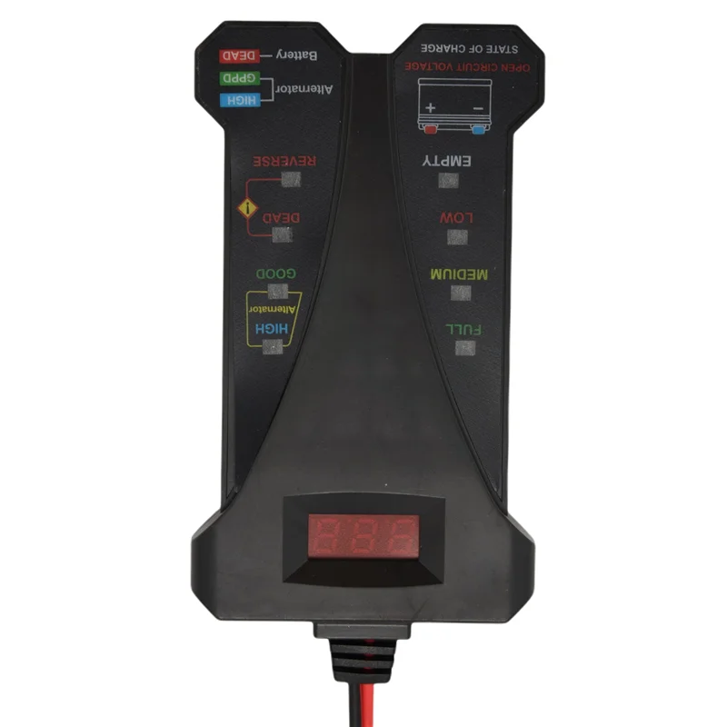 

A03Q-3X MP0514A 12V Digital Battery Tester Voltmeter And Charging System Analyzer With LCD Display - BLACK VERSION