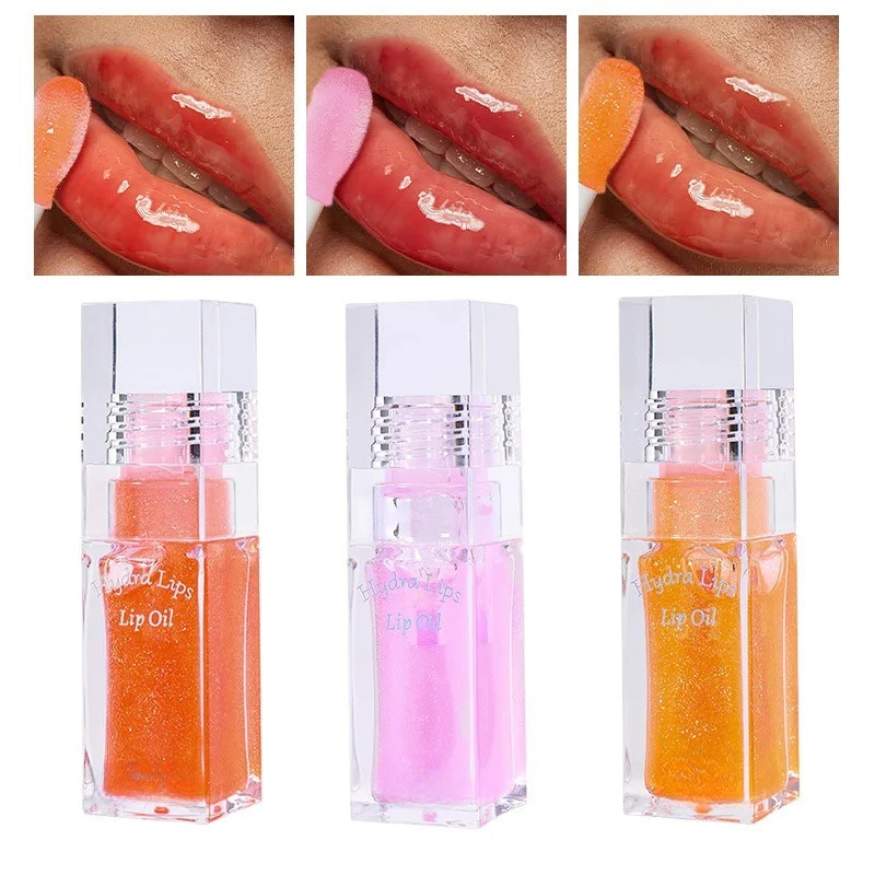 Wechselnde Farbe Lip gloss feuchtigkeit spendendes Lippen glühöl Perl glanz glasige Lip glosses befeuchten Lippen balsam verblassen Lippen linie praller Lippen pflege