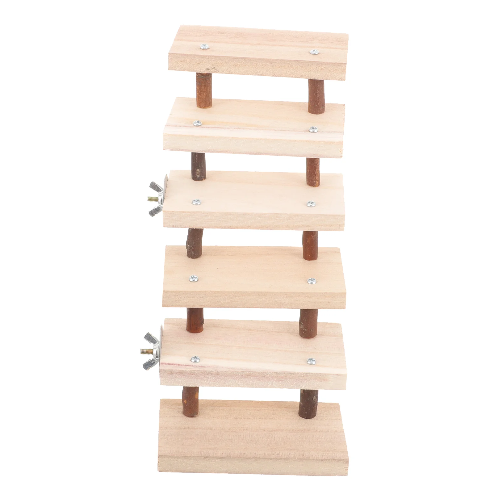 

Small Animals Hamster Climbing Ladder Rabbit Toys Litter Wooden Chinchilla Cage Landscaping Ladders