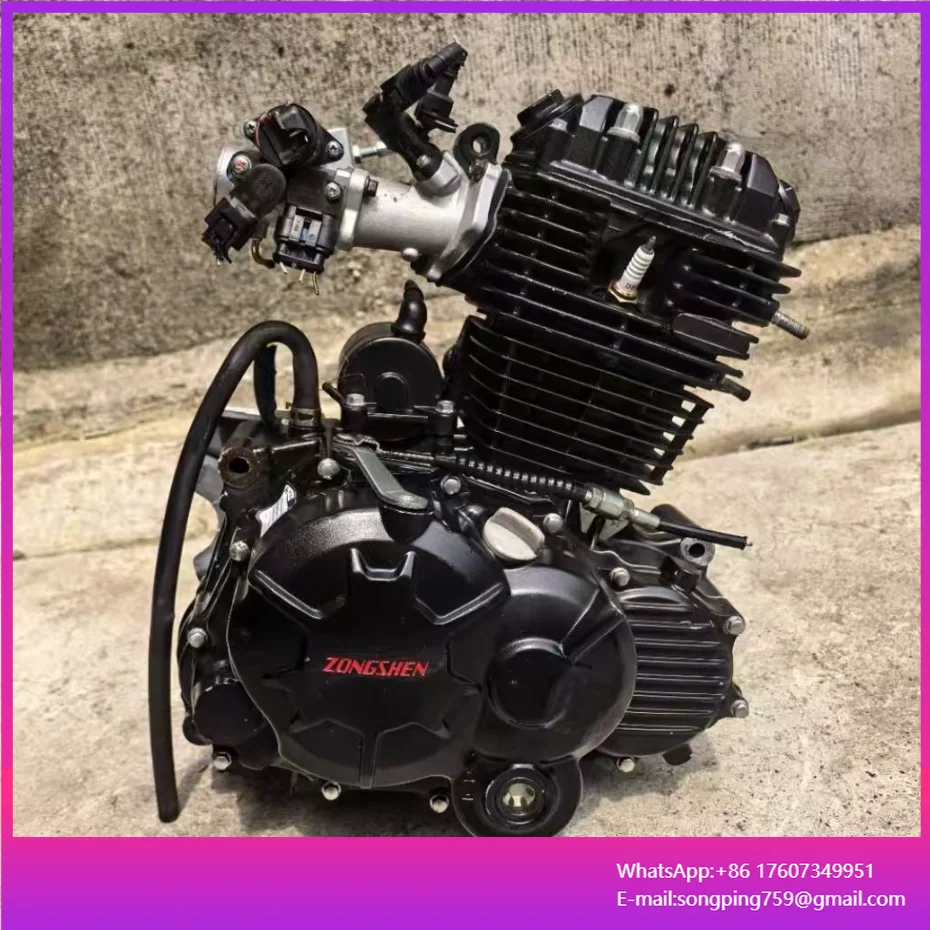 Used Zongshen Engines Little Ninja Horizon 250CC Water-Cooled 4 Stroke Electric Start Motorcycle Engine
