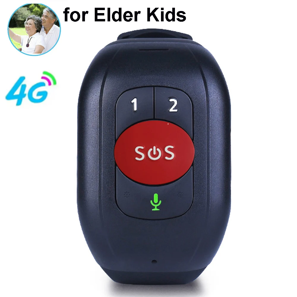 

4G Elderly Child GPS Tracker SOS Button Wristband GPS Emergency Alarm IP67 Waterproof GPS TrackingHeart Rate Blood Pressure