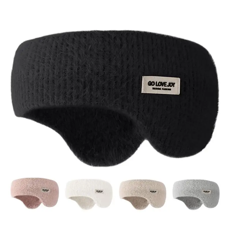 Soundproof Earmuffs For Sleeping Unisex Ear Warmer Winter Head Band Ski Ear Muff Earplugs Headband Hair Band Eyes Bandage