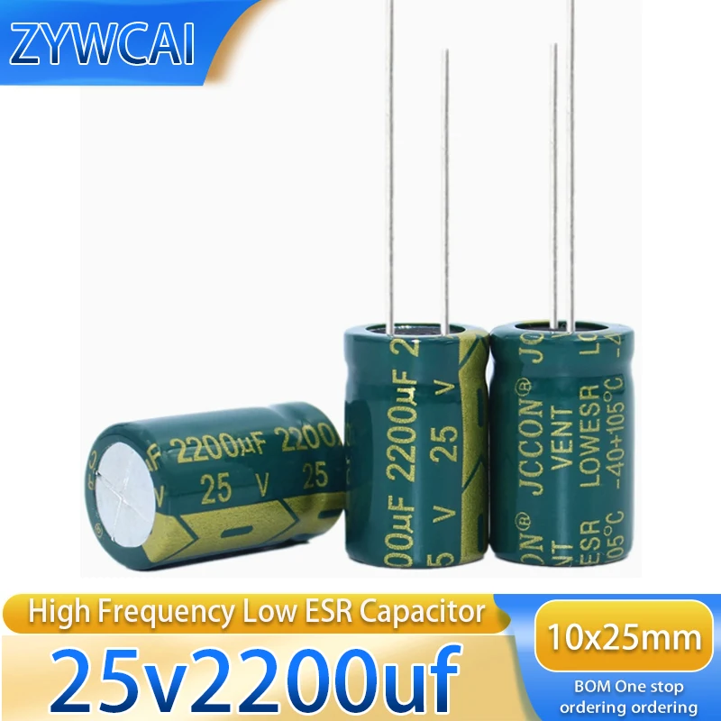 10x25 16v3300uf 25v2200uf 63v470uf 10PCS capacitor de alta frequência e baixa resistência