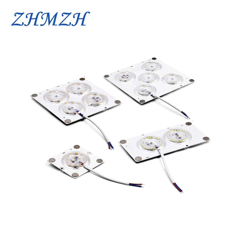 ZHMZH LED Modules Light Source Chips Ceiling Lamp LED Beads Installed with Magnets Indoor Light 12W 24W 36W 45W AC220V 6500K