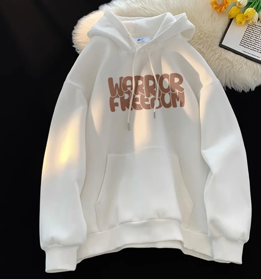 

232012, осенне-зимняя модная сверхмощная толстовка с капюшоном, 300 г, бесплатная толстовка с капюшоном воина, мужская и женская повседневная уличная одежда, толстовка с принтом