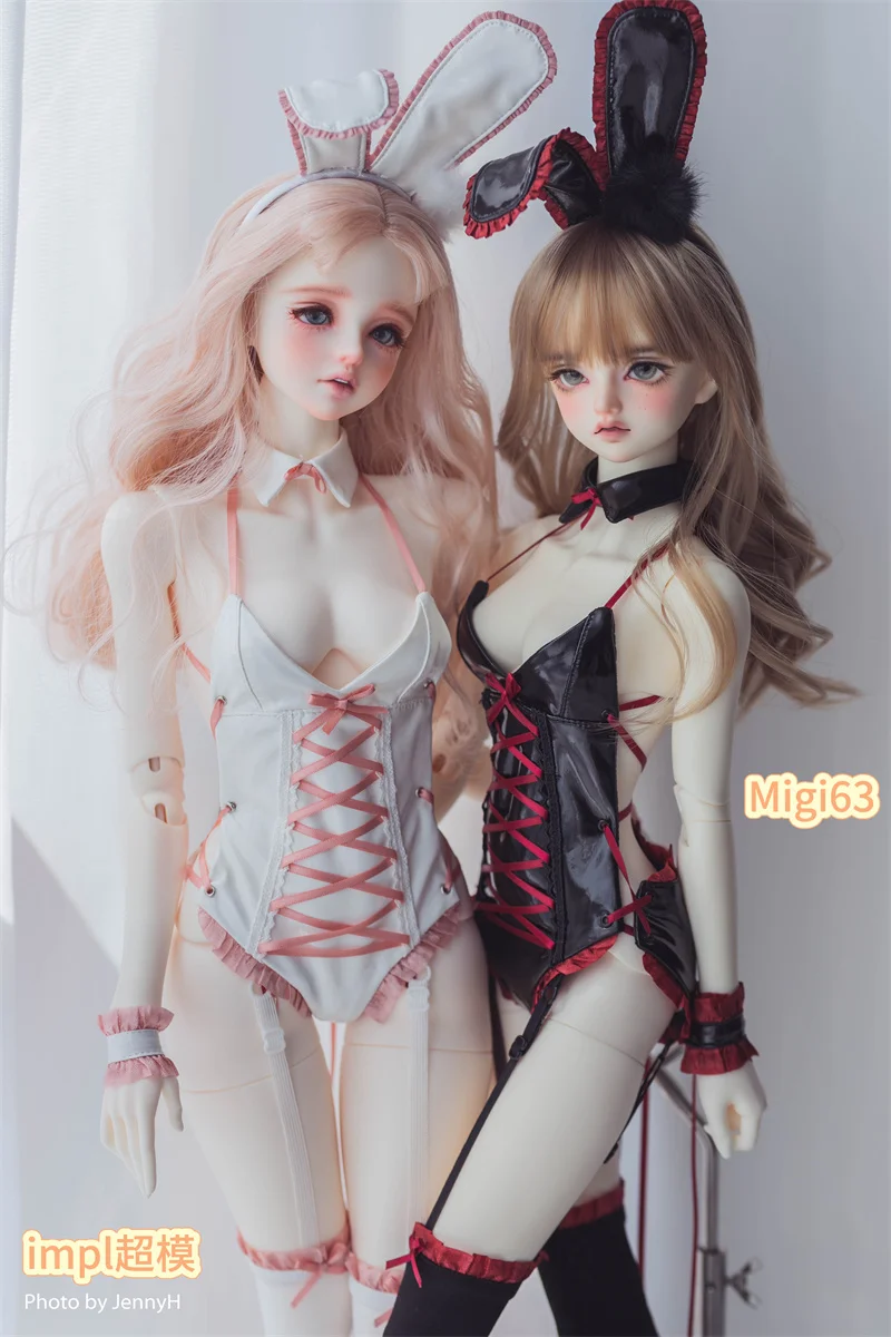 BJD Doll Clothes 【 Succubi Cafe 】1/3,1/4, mdd, Bear sister Onesie set BJD Doll accessories (no doll)