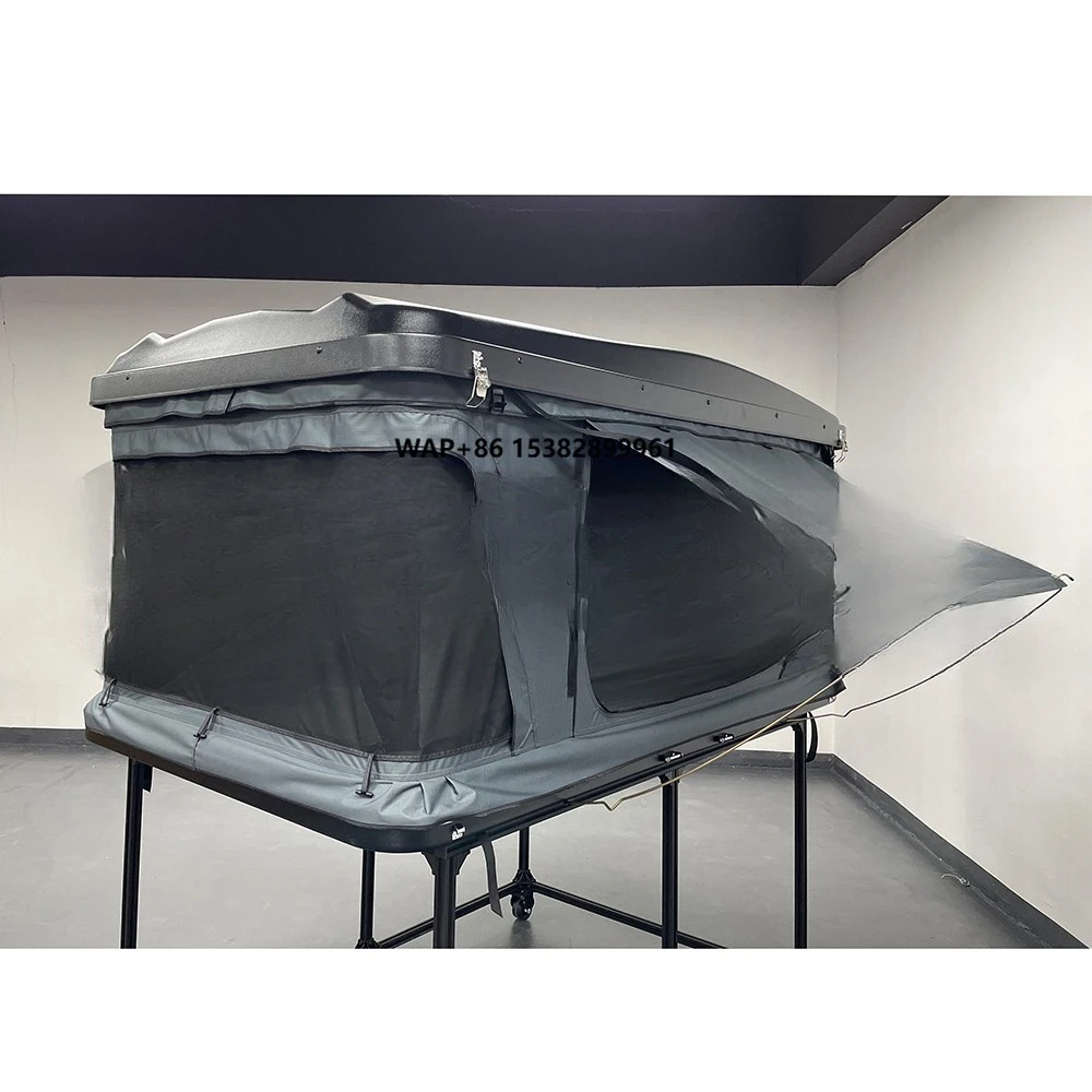 SNDN Aluminum Hard Shell Roof Top Tent Oxford Fabric Large Inner Space Off-road Vehicle Car Roof Top Tent 4 People Top Roof Tent