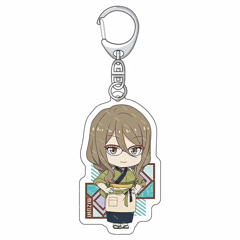 GAME Cartoon Peripheral Lycoris Recoil Anime Acrylic Keychain Cartoon Character Ornament Key Bag Pendant Clothing Accessories