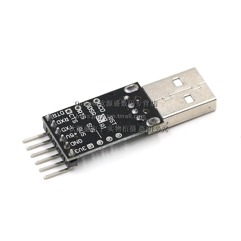 5 Pieces CP2102 Module USB to TTL USB to Serial UART Brush Board STC Downloader