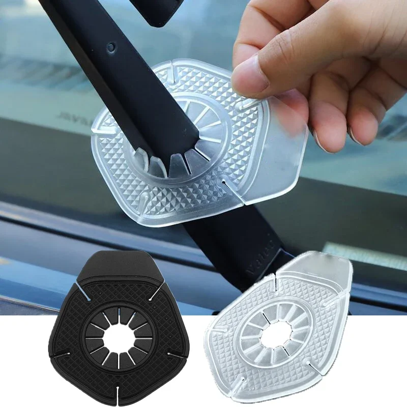 2PCS Car Windshield Wiper Hole Protective Cover Wiper Dustproof Protection Bottom Sleeve Leaves Debris Prevention Cover