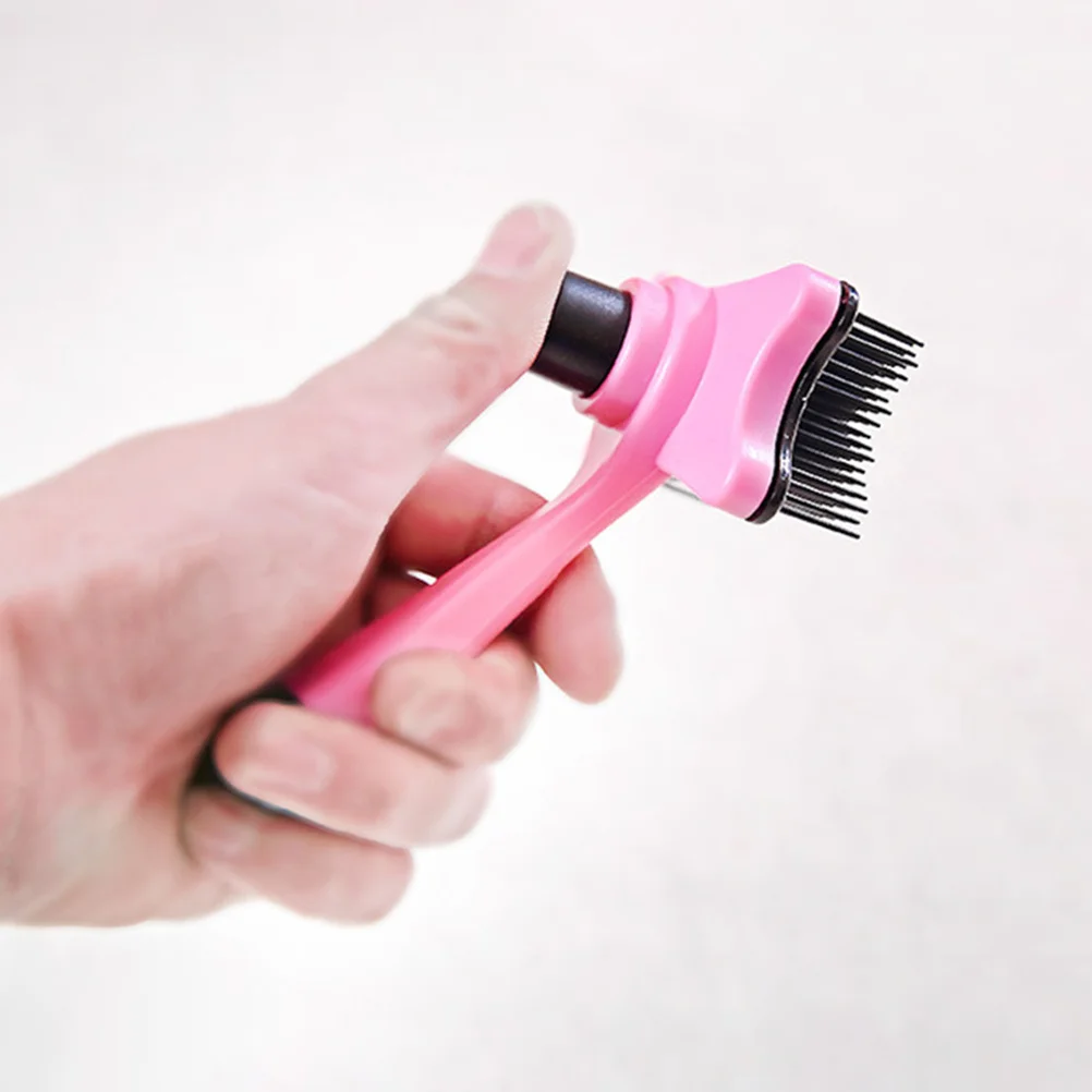 

2pcs Pet For Dogs Cats Ergonomic Cleaning Tool Remove Tangles Knots Dander Grooming Supplies Hair Knot Comb Dog Cleaning Comb