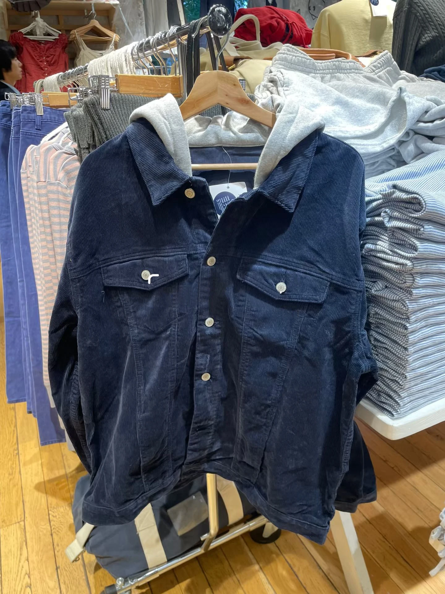 سروال قصير فضفاض سترات سميكة امرأة الشتاء واحدة الصدر طويلة الأكمام مقنعين المرقعة معطف خمر الشارع الشهير ملابس خارجية Y2k