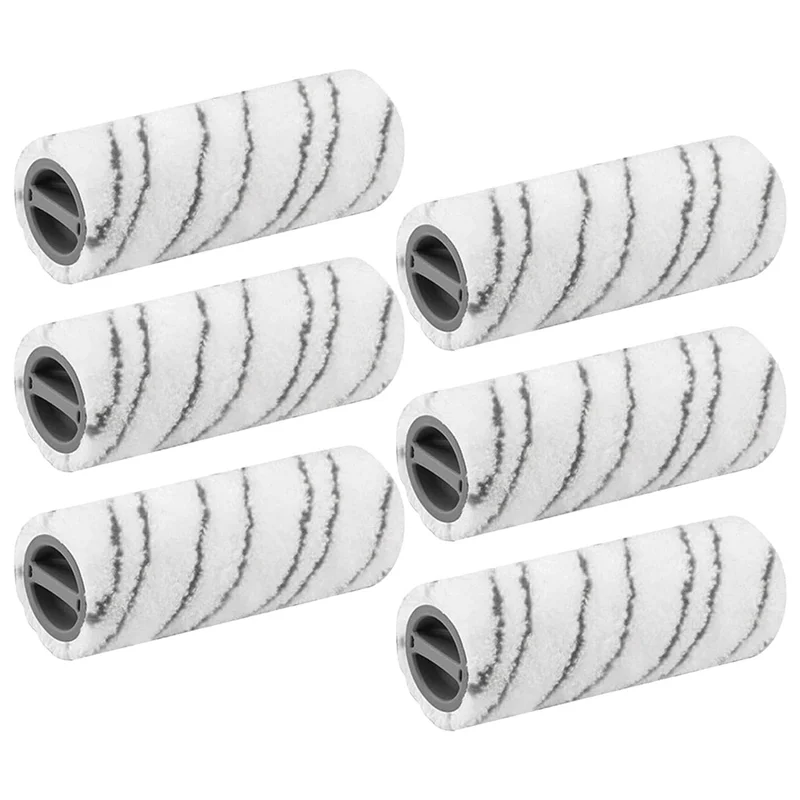 A74X-Microfibre Roller Set For Karcher FC7 FC5 FC3 FC3D EWM2 Electric Hard Floor Cleaner 2.055-007.0/2.055-006.0 Easy Install Gr