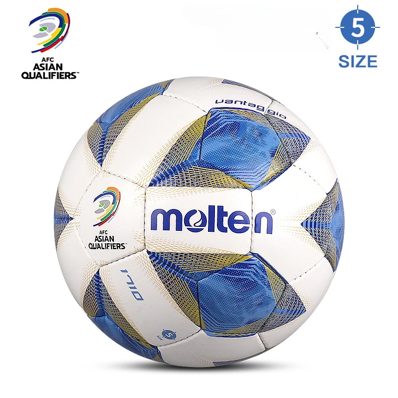 Molten-Vêtements d'entraînement de football pour adultes, PVC cousu à la main, football, FA1711 durable, taille 5, NesPVC