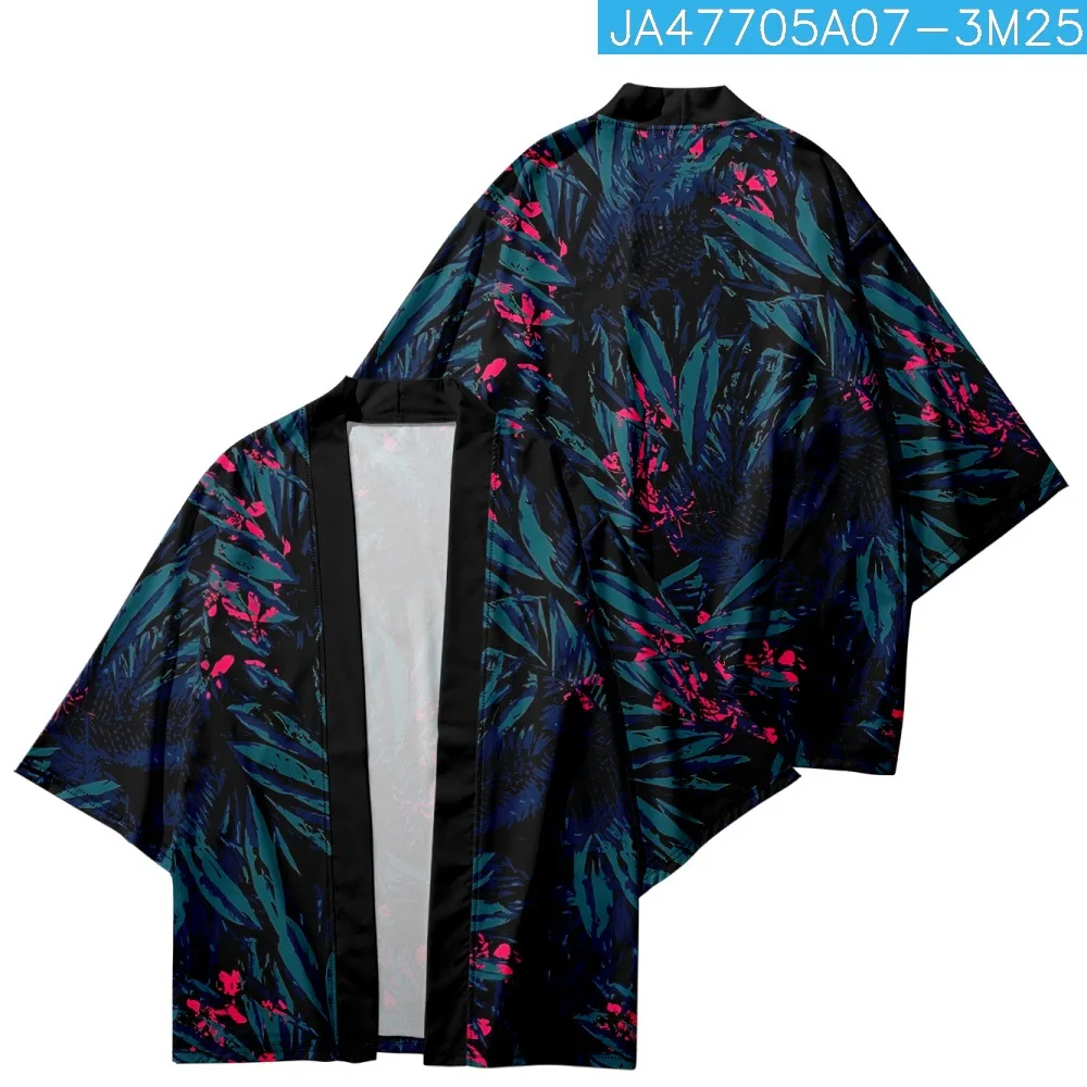 Yukata Beach Wear Traditional Streetwear Japanese Kimono Cardigan Cosplay Men Women Summer Sunscreen Asian Clothing