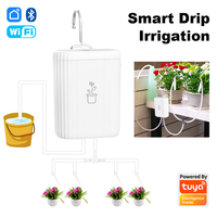 Tuya WiFi Smart Watering Pump Rechargeable 18650 Battery Intelligent Auto Sprinkler Drip Irrigation Flowers Home Garden Tools
