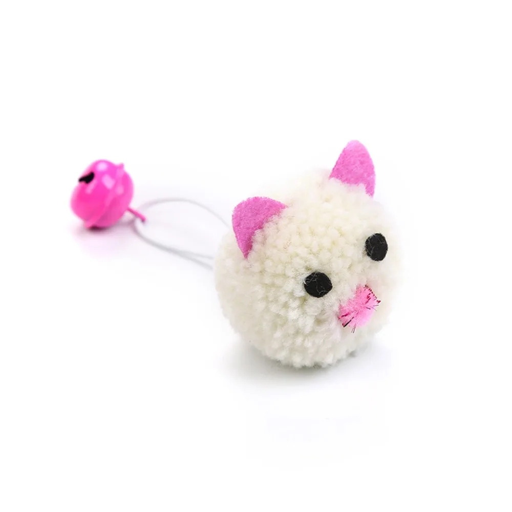 

Cute Plush Plush Mouse Cat Toys With Bell Relieve Boredom Interactive Kitten Toy Bite Resistant Cat Teaser Toy