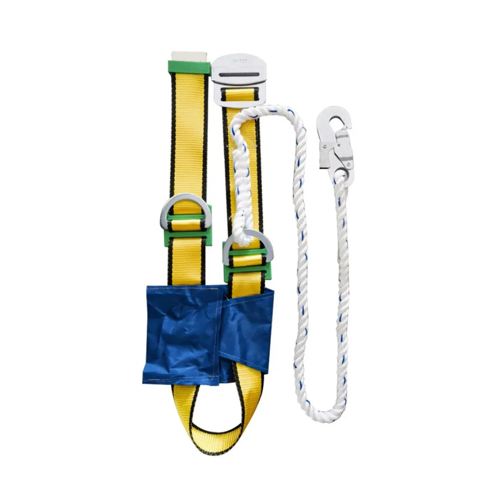 

Professional Grade Outdoor Safety Belt Quick-Connect Buckle Adjustable Safety Harness Fall Prevention Rope Hook Safety Rope