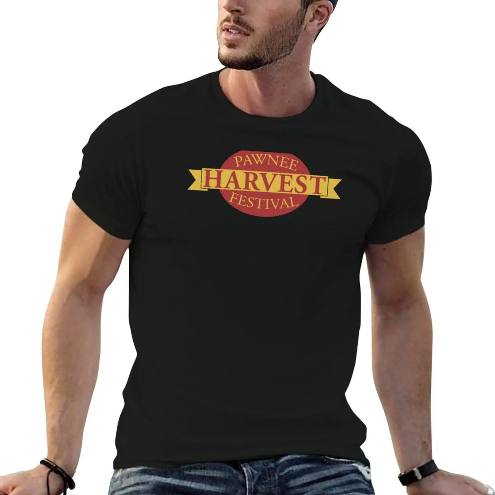 Pawnee Harvest Festival T-Shirt Odor Resistant Short Sleeve Top