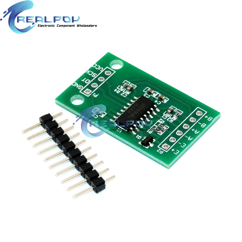 HX711 AD serial port module single-chip electronic scale weighing sensor 24-bit precision pressure sensor