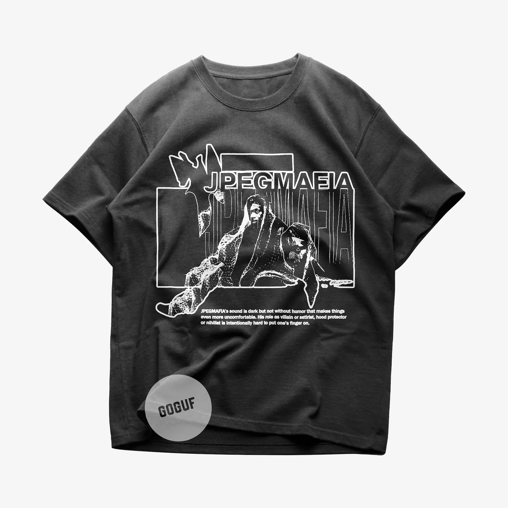 JPEGMAFIA Heavy Cotton T Shirt Camiseta Short Sleeve Men's Clothing y2k tops fugees