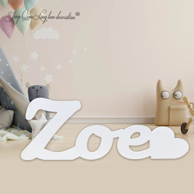 Custom Personalized wooden writing, wooden NAME with HEART for baptism, sugared almonds, communion, birthday, gift idea, birth g
