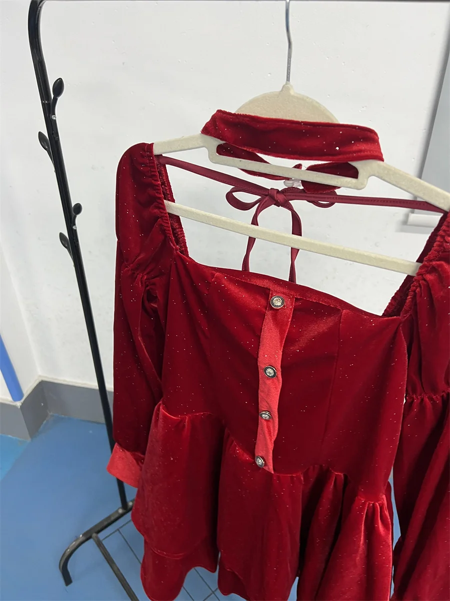 Abiti floreali Donna Primavera Estate Ruffle Trim Boho Vacanza Spiaggia Cinghia per spaghetti Leggero Orlo svasato Abiti Dreamy Soft