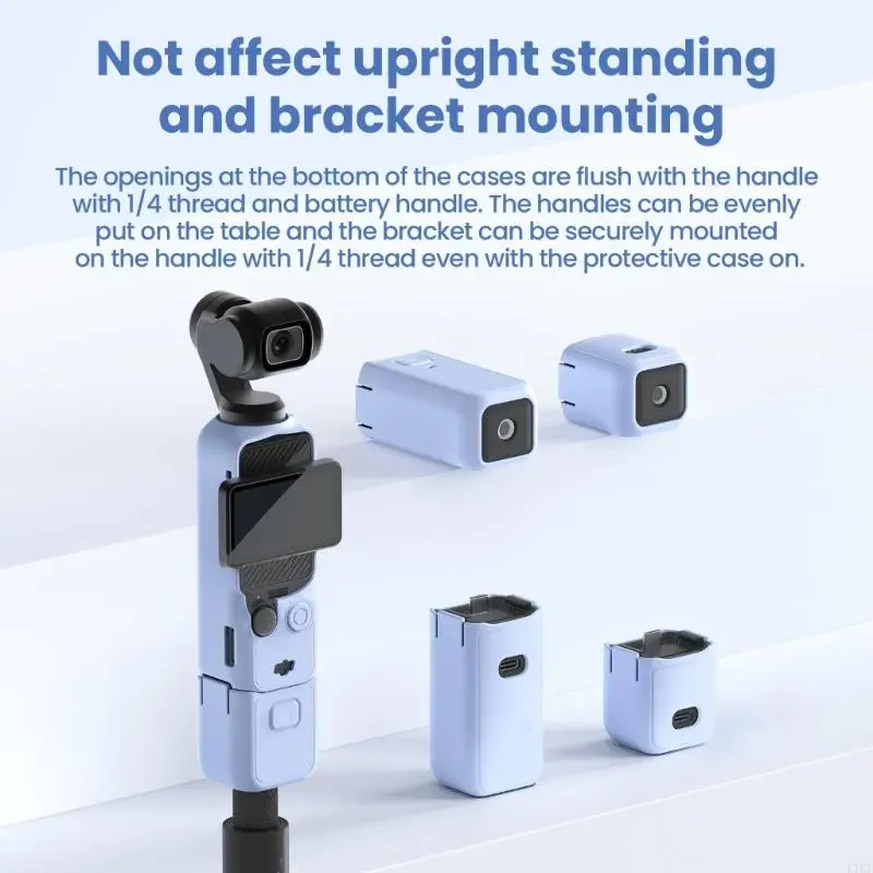 포켓 3 카메라 스태빌라이저 케이스 K1KF 용 충격 방지 실리콘 케이스 렌즈 보호자