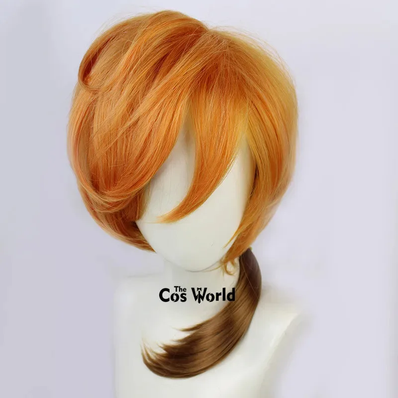 بونغو الضالة الكلاب ناكاهارا Chuuya 55 سنتيمتر طويل أنيمي تأثيري الباروكات الألياف مقاومة للحرارة الشعر الاصطناعية + غطاء شعر مستعار