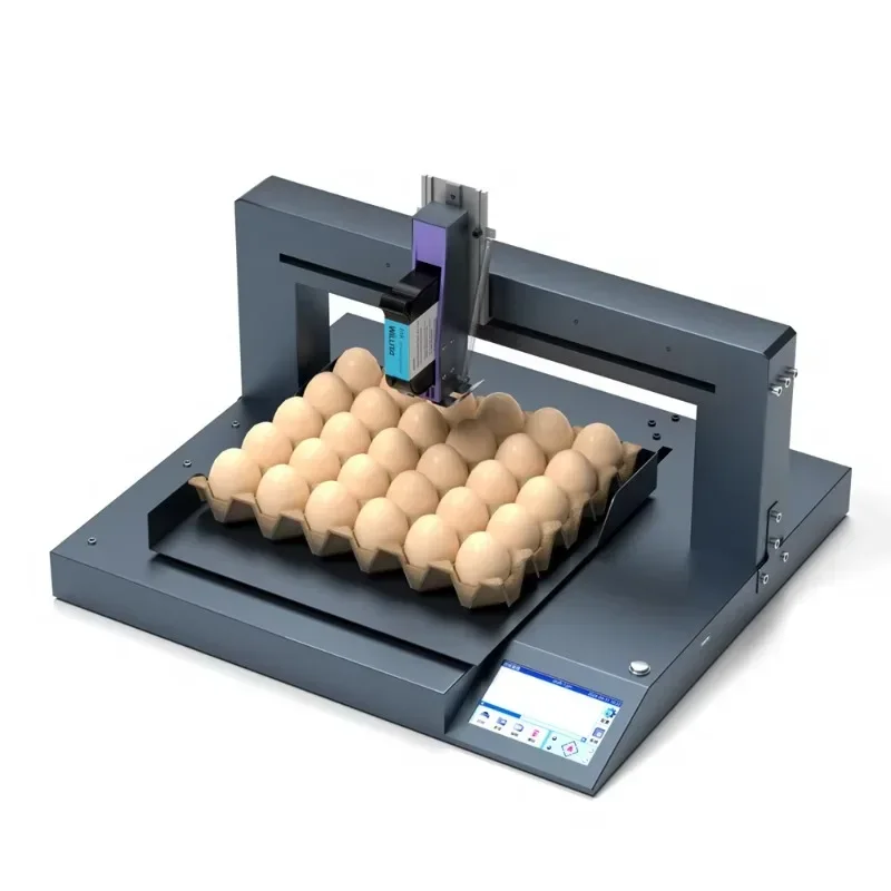 Home and retail restaurant automatic high-speed touchscreen egg inkjet code printers