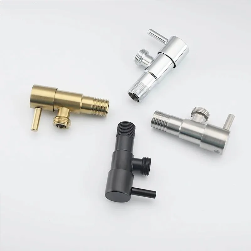 4-point 20mm Interface Practical Control Water Level Toilet Seat Angle Valve Universal Toilet Kitchen Switch Water Stop Valve C2