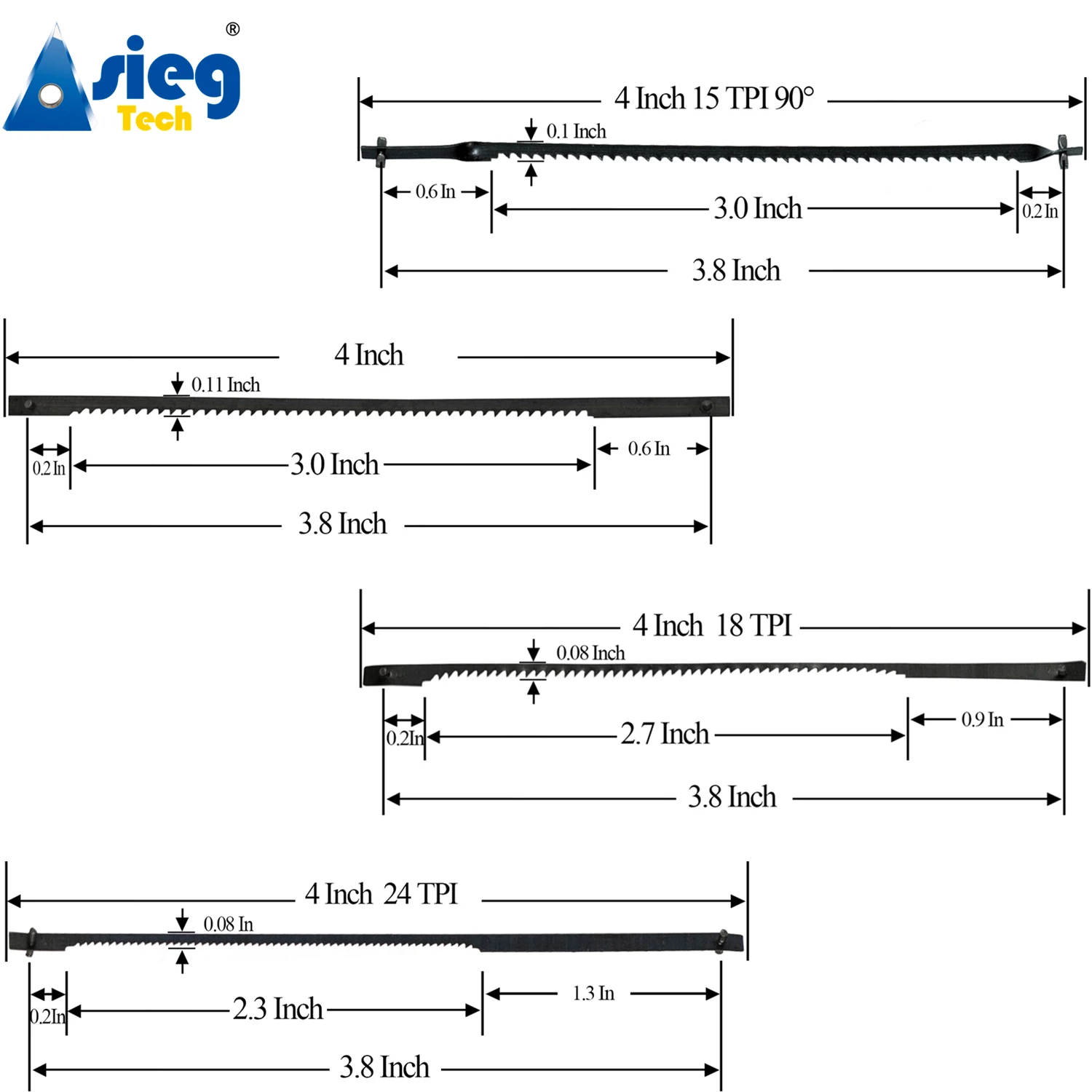 Imagem -05 - Scroll Saw Blades para Dremel Moto-saw Pin End Fit para Ms20 Ms2001 Ms51-01 Ms52-01 Ms53-01 in 40 Pcs