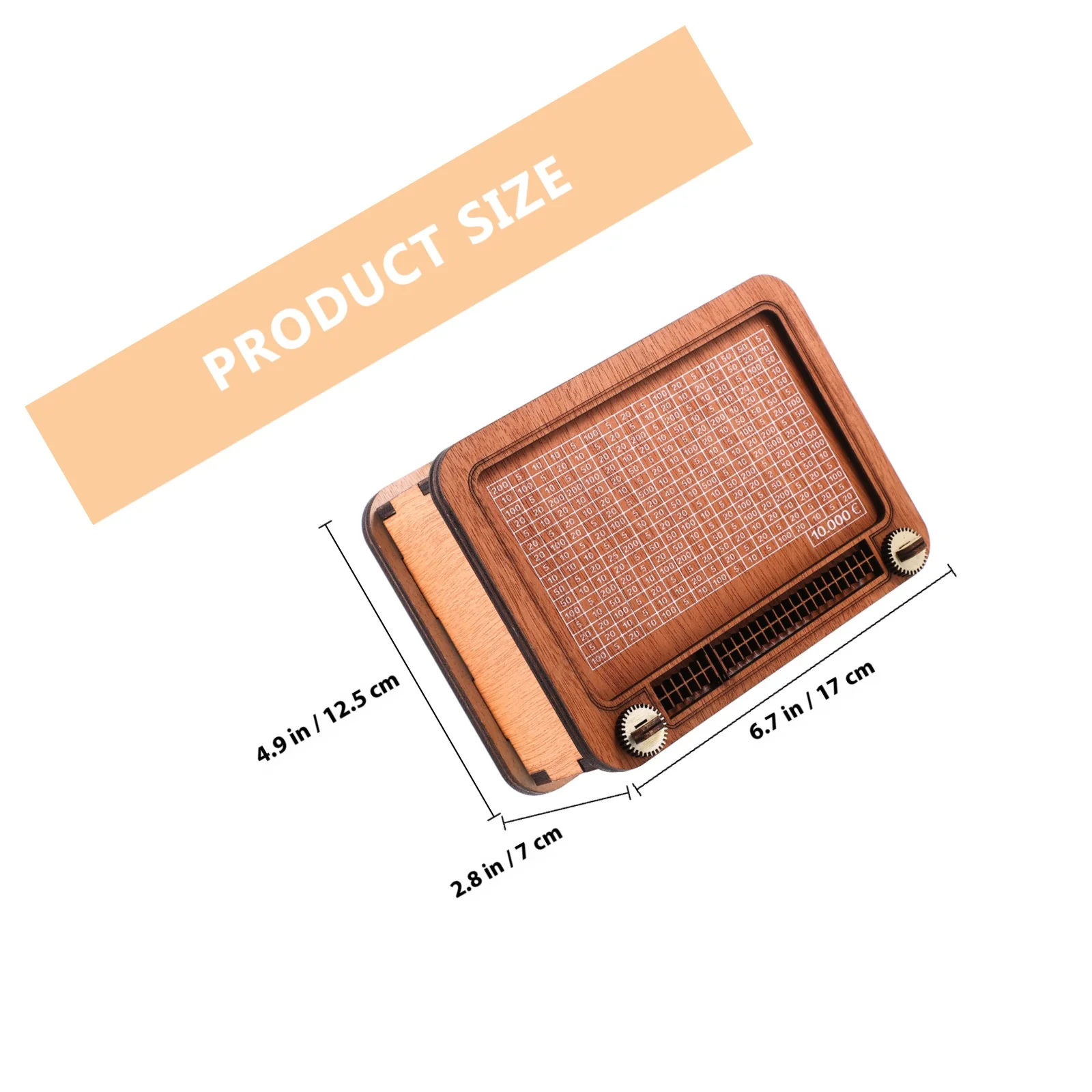 صندوق النقود الخشبي الإبداعي راديو أصبع البنك للبالغين ديكور المنزل عملة توفير وعاء رائعة الحرفية الحاويات هدية #3