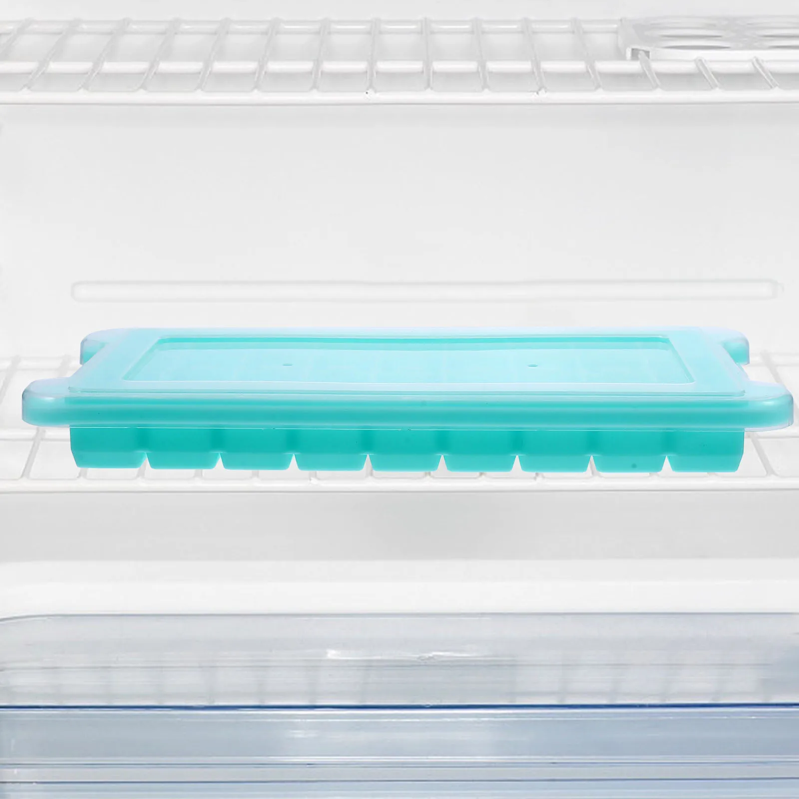 

3 Pcs 36 Cubes Ice Tray Mold Silicone Cube Maker Freezer Drinks Smooth Flexible Easy Demold Clean Lid Dust Odor Proof Ice Mold
