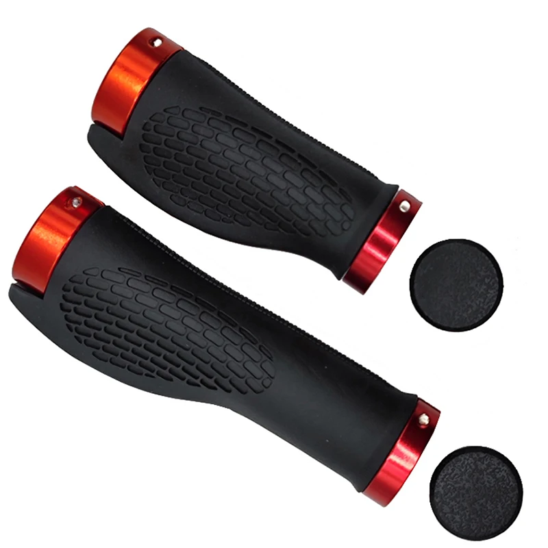 1 Paar Fahrradgriffe MTB Fahrradlenkergriffe Gummi Rutschfeste Beidseitige Verriegelung Radfahren BMX Lenkergriffe Fahrradlenkergriffe – Detail 15