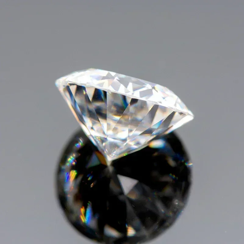 Moissanite Stone Round D Color Nine Arrows VVS1 For Charms Beads Top Jewel Making Material With Certificat