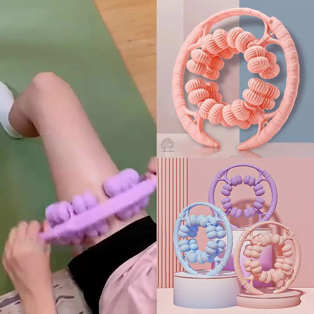 

Кольцевой зажим 32-колесный массажный ролик 360° ° Универсальный массажный массажер для снятия усталости, антицеллюлитный массажер, эргономичный ролик для мышц