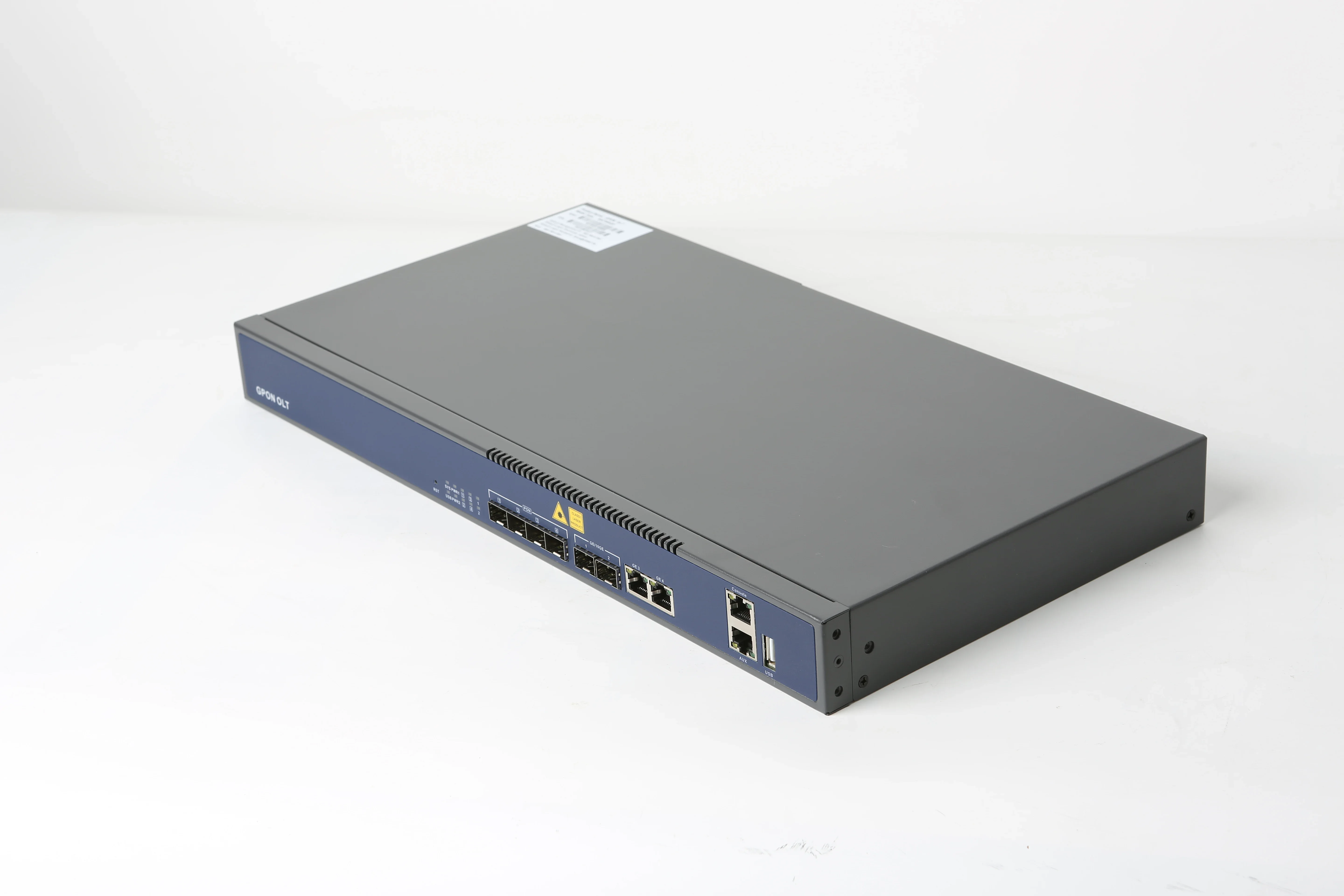 Hioso-Compatible GPON OLT Mini, Web SNMP OLT, 4 ports, sans technologie de déchets