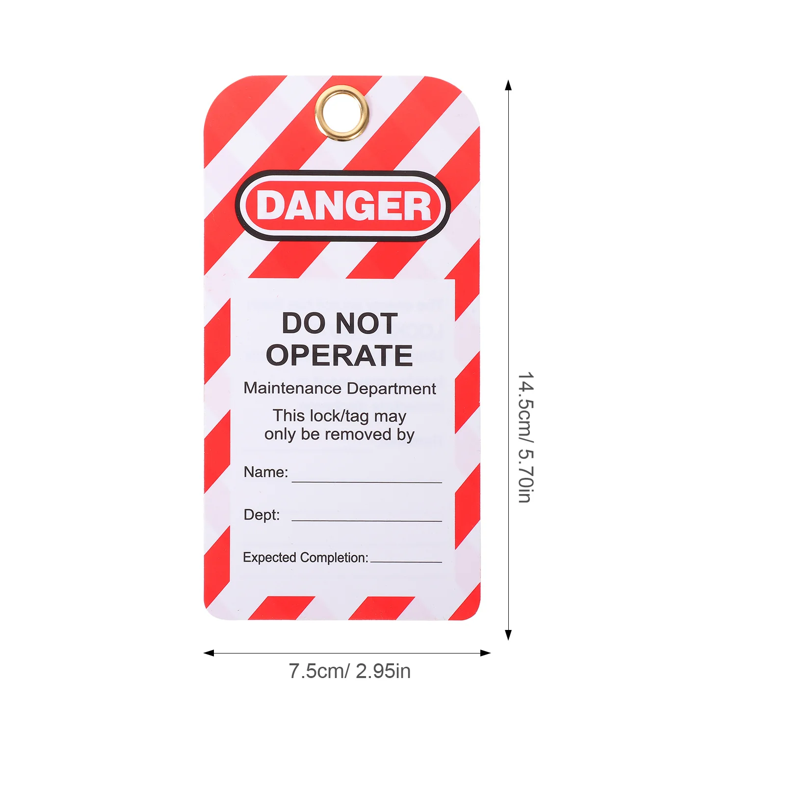 10 قطعة إصلاح معدات التحذير لا تشغيل قفل بلاستيكي معلق علامات السلامة معدات المصنع علامات إصلاح البلاستيك