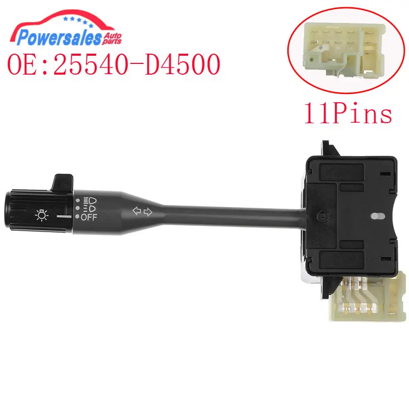 Interruptor de señal de giro para coche, accesorio para Nissan 720 BIGM D21 Z24 LHD 25540-D4500 25540D4500, nuevo